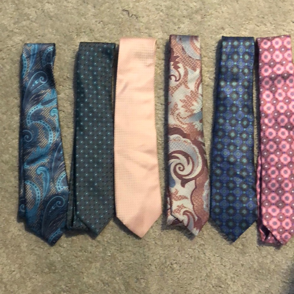 Bundle of Zegna and Brioni ties
